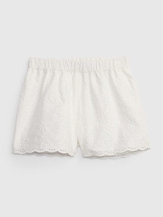 Toddler Eyelet Pull-On Shorts | Gap (CA)