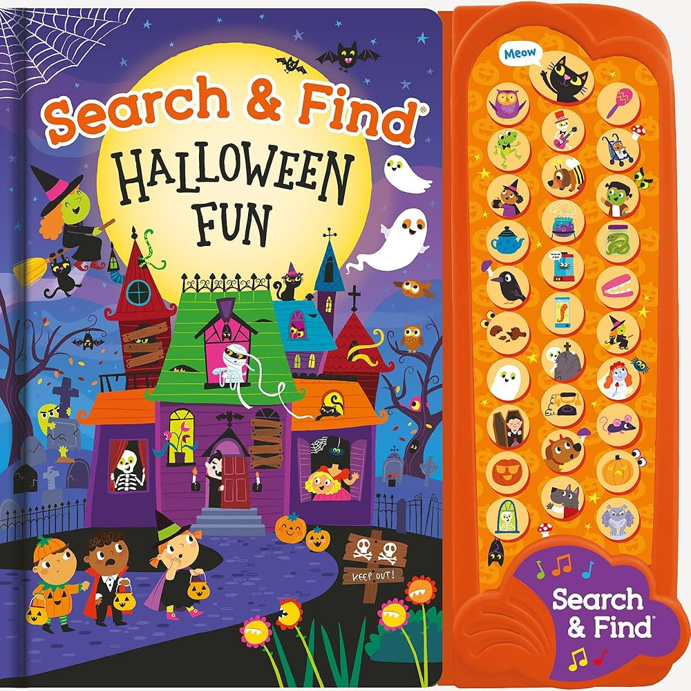 Search & Find: Halloween Fun Sound Book - Search for Trick-or-Treaters, Ghosts, Ghouls, Vampires,... | Amazon (US)