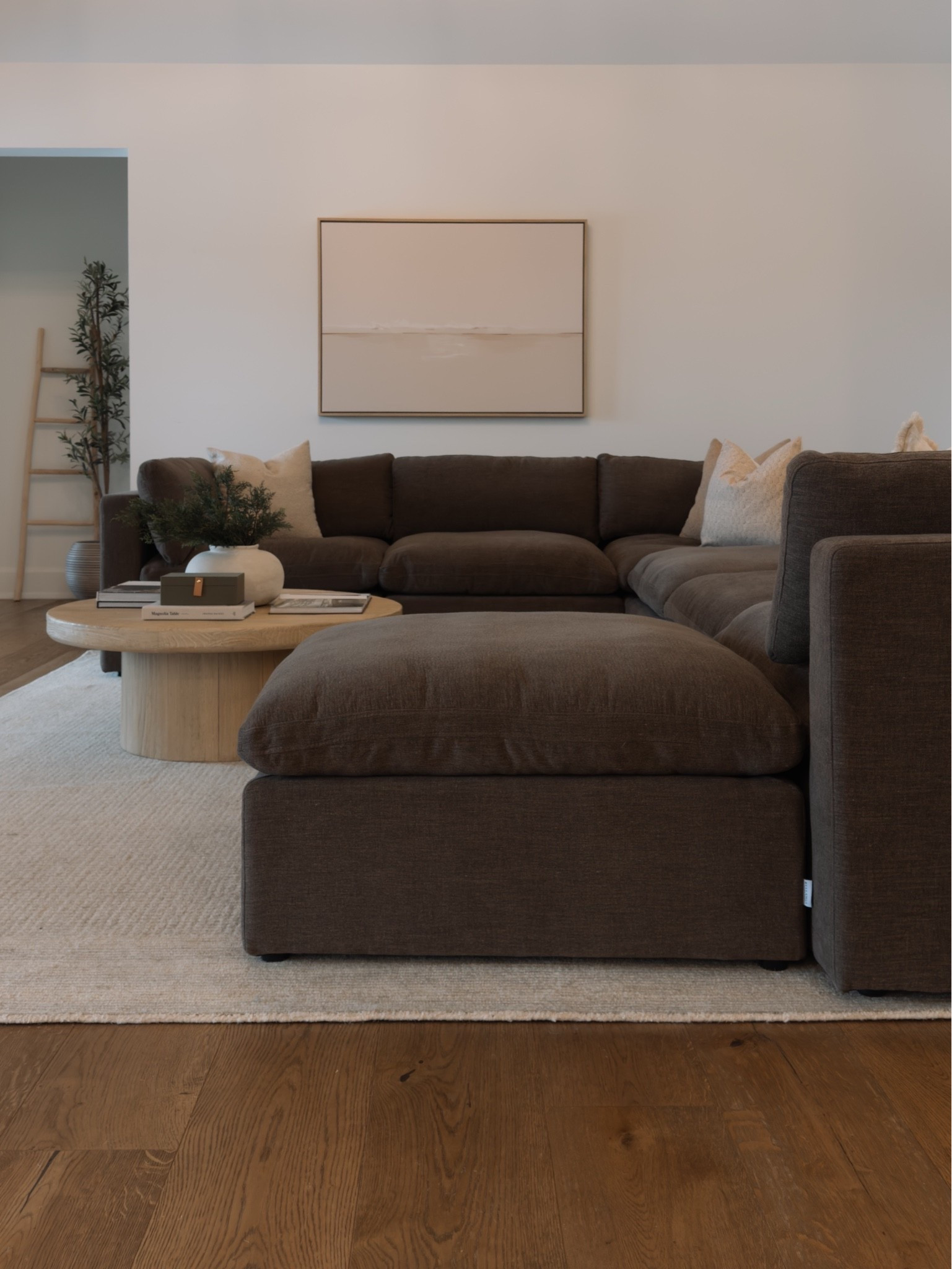 Don’t underestimate the warmth a chocolate brown couch can bring to your space

#LTKHome #LTKSaleAlert
