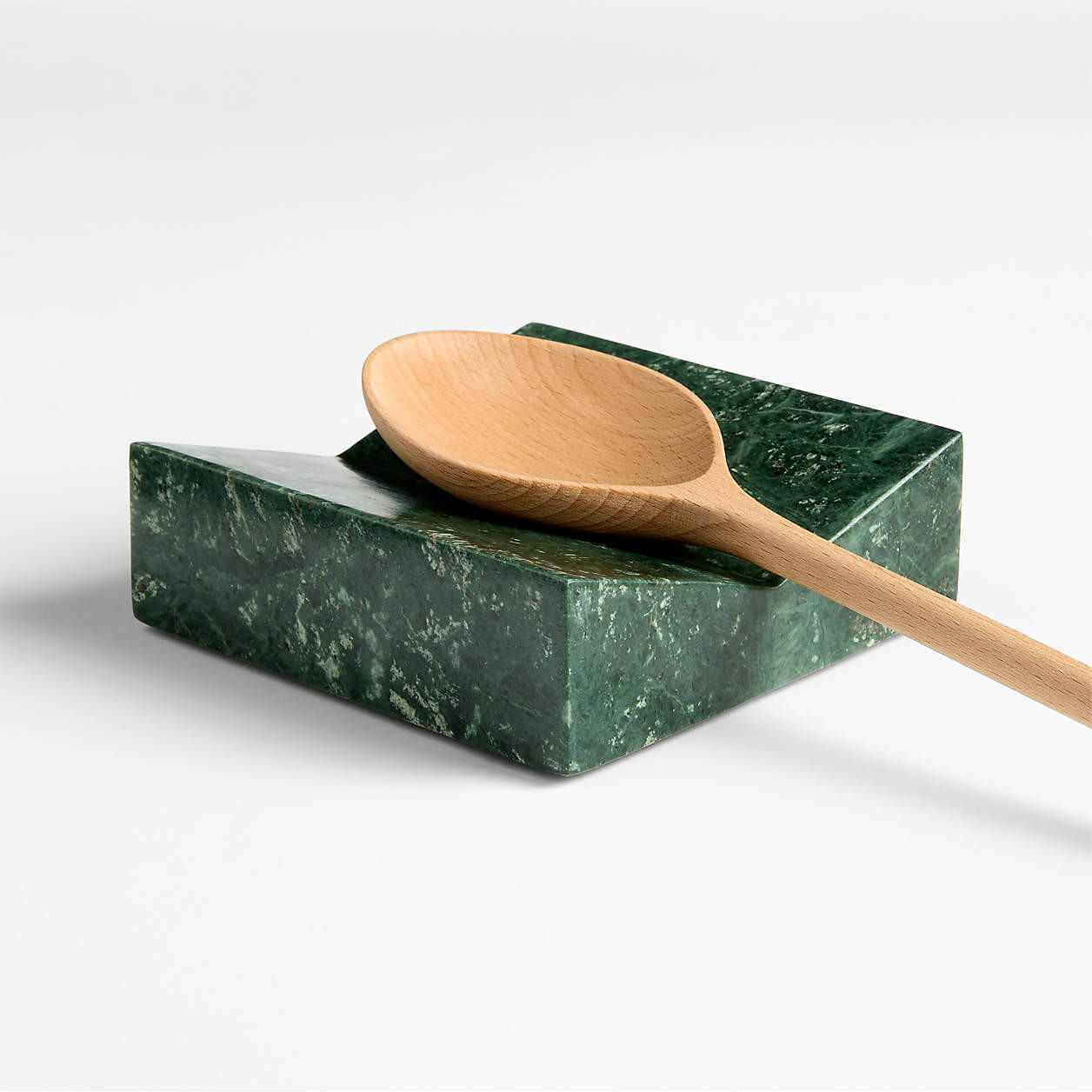 Geneve Green Marble Spoon Rest by Daniel Humm + Reviews | Crate & Barrel | Crate & Barrel