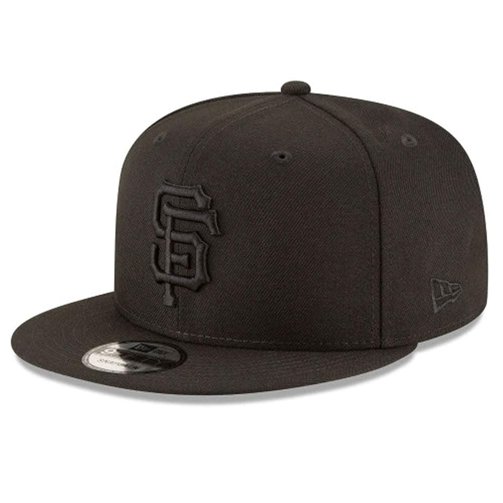 New Era Authentic San Francisco Giants 9FIFTY Snapback Black On Black - OSFM | Amazon (US)