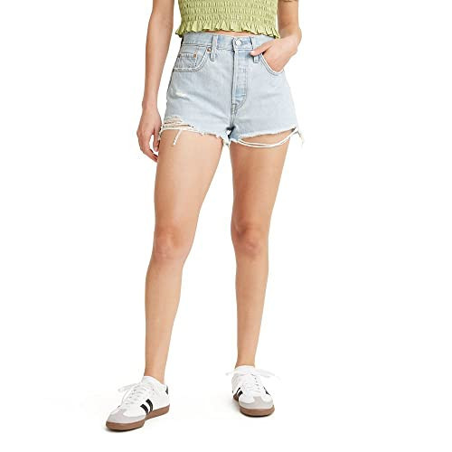 Levi's Women's Premium 501 Original Shorts, Ojai Frost-Light Indigo, 31 | Amazon (US)