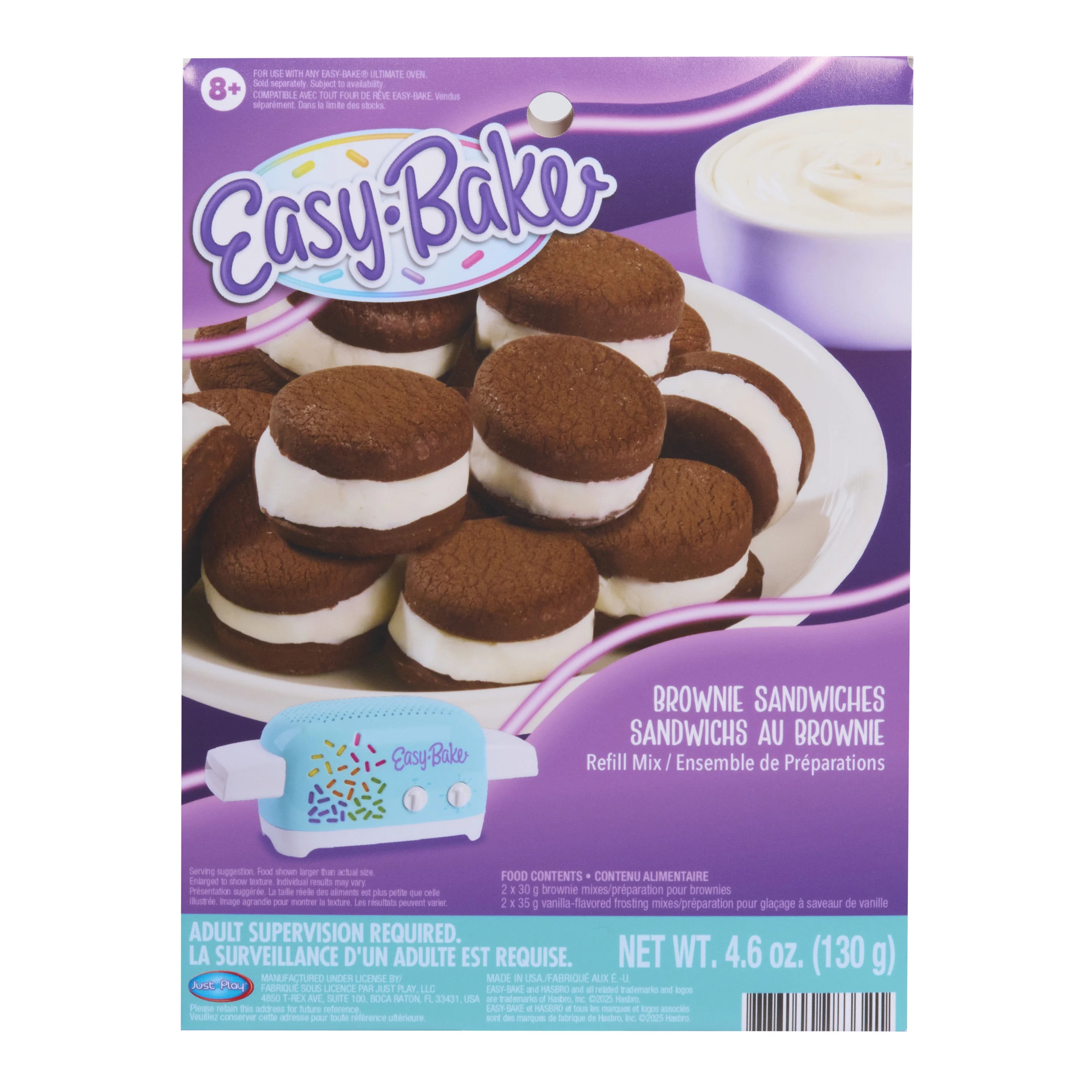 Easy-Bake Ultimate Oven Toy Bake Shop Sprinkle Brownies Refill Mix | Walmart (US)