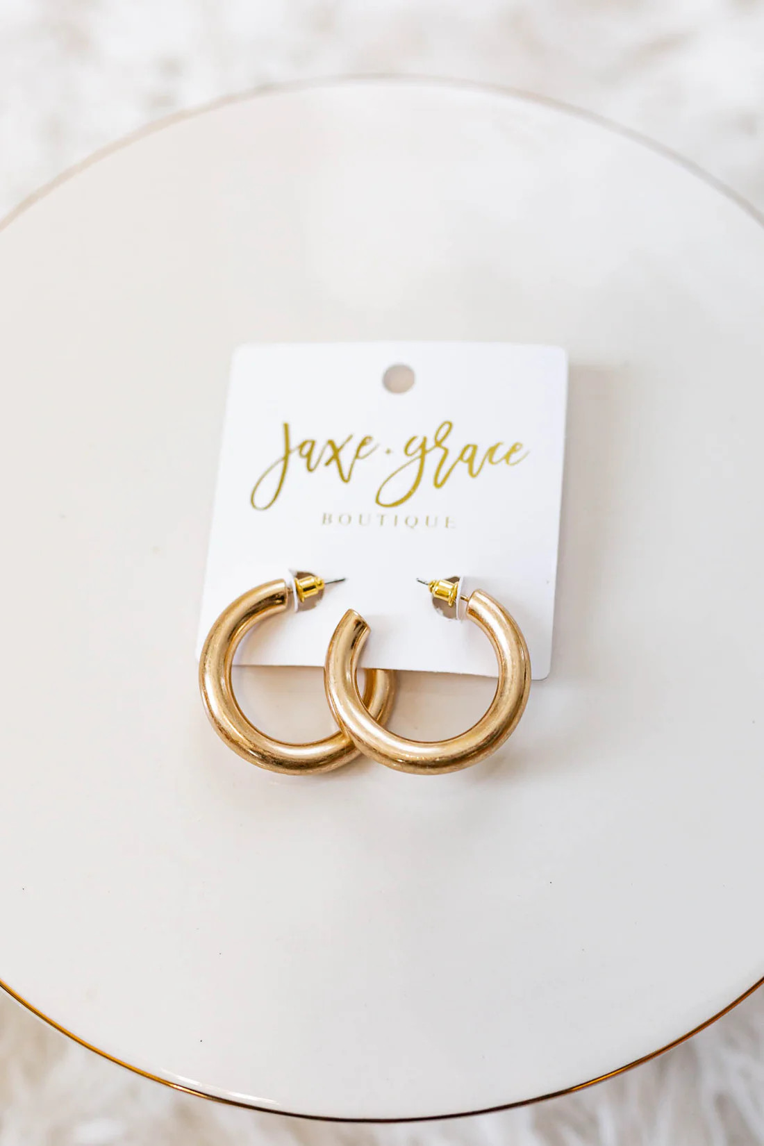 Open Tube Hoops, VARIOUS | Jaxe + Grace Boutique