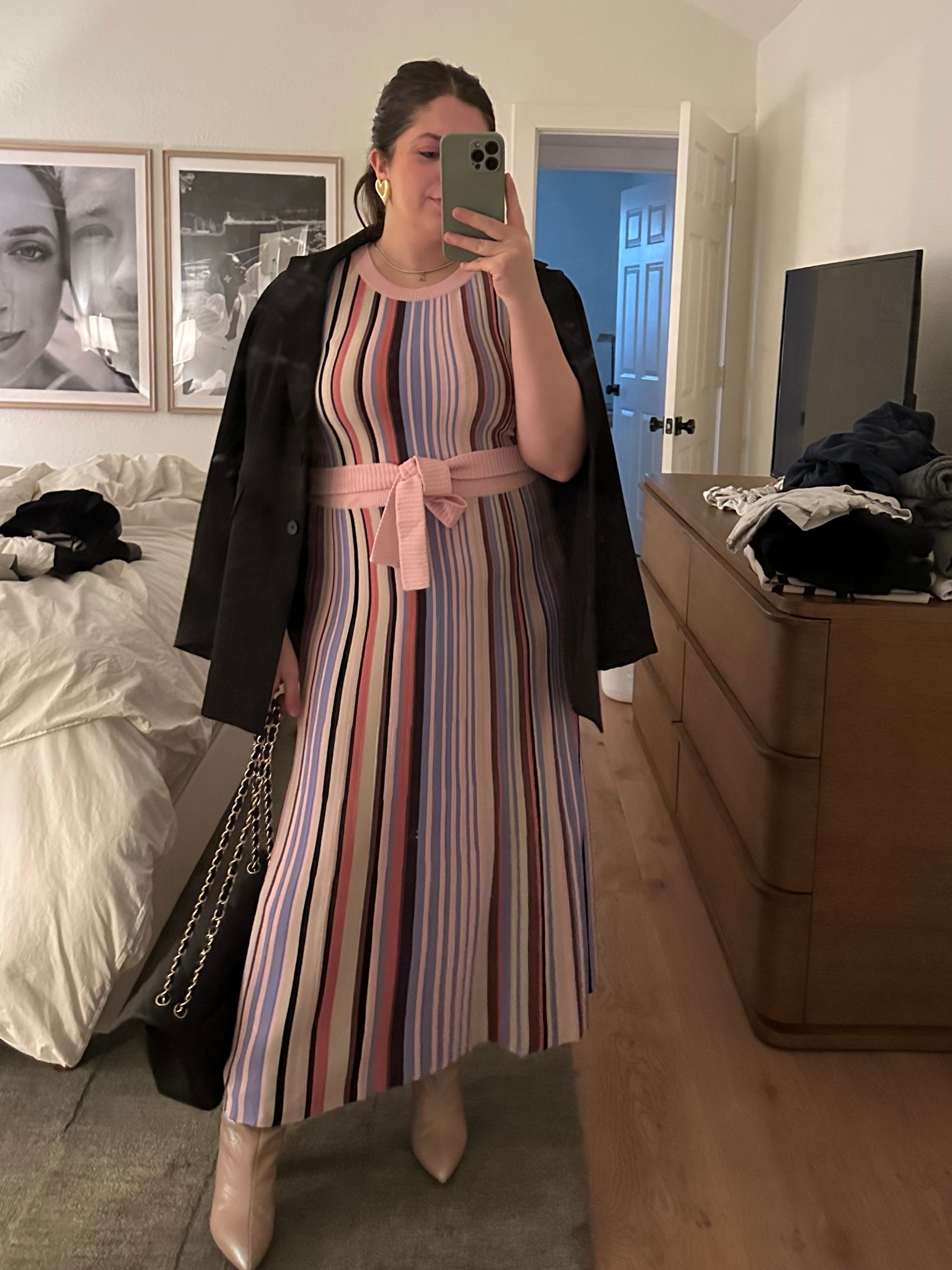 Galentines outfit! Boots are old Paris Texas and bag is Chanel. Linked what I could 

#LTKValentine #LTKmomlife #LTKootd