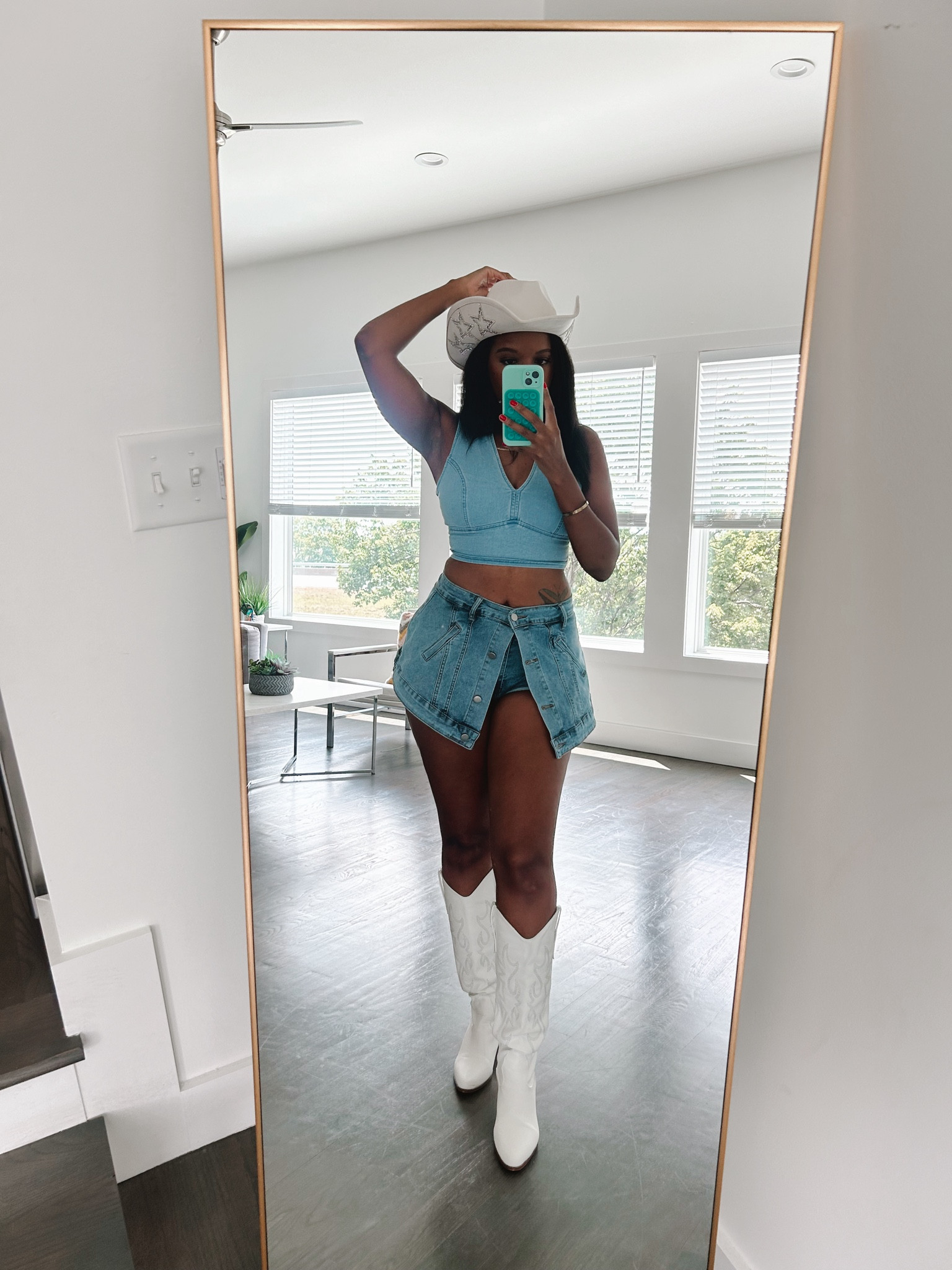 Country concert outfit! Nashville girls trip 🤠 #amazon #amazonfinds #amazonoutfit
Denim outfit/shorts/skort

#LTKSummerSales #LTKStyleTip #LTKShoeCrush