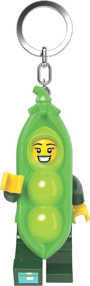 LEGO Minifigures - Large 3 Inch Tall Figure Keychain Light - Peapod Costume Girl (KE241H) | Amazon (US)