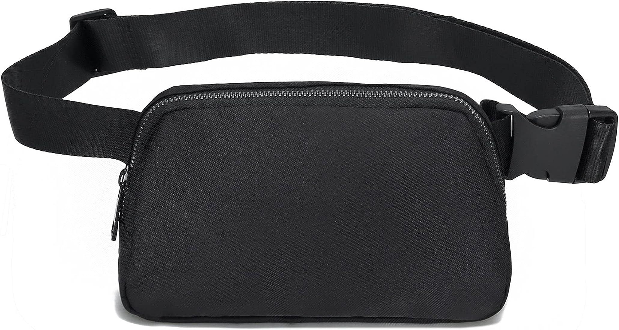 HIYOLALA Everywhere Belt Bag Fashion Small Waist Crossbody Fanny Packs for Women (Black) | Amazon (US)