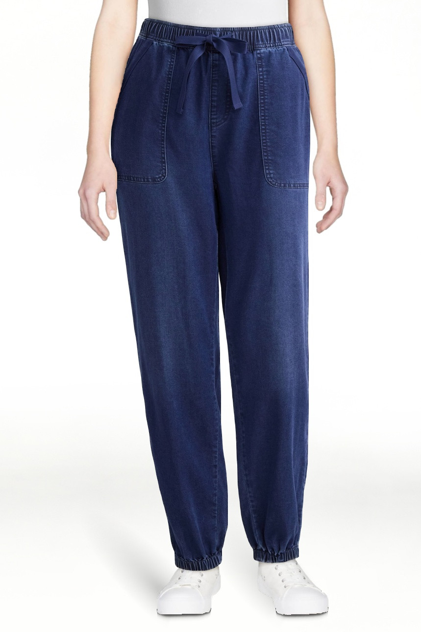 Time and Tru Women's High Rise Parachute Jogger Pants, 28" Inseam, Sizes XS-XXXL | Walmart (US)