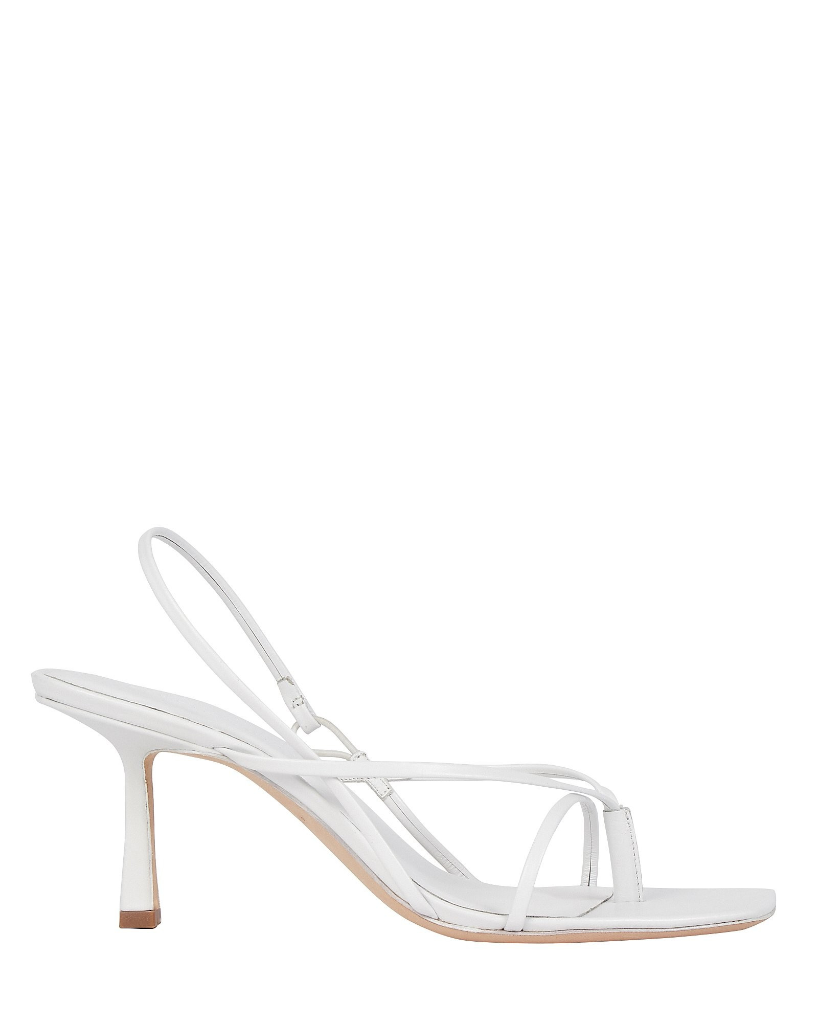 Studio Amelia 2.42 Leather Strappy Sandals, White 39 | INTERMIX