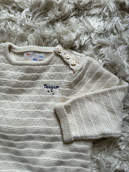 Toddler boy luxury sweater with monogram from Oso and Me 

#LTKfamily #LTKkids #LTKbaby