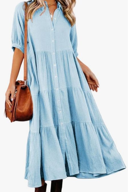 Love this midi dress for summer!
Outfit linked on Amazon 🔗

#LTKStyleTip #LTKFindsUnder50 #LTKSeasonal
