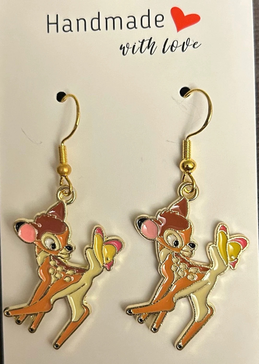 Handmade Disney Bambi earrings | Etsy (US)