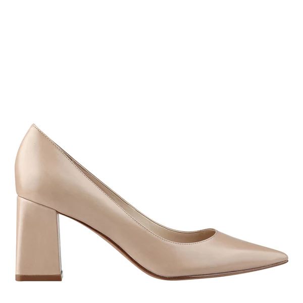 Zala Block Heel Pointy Toe Pump | Marc Fisher