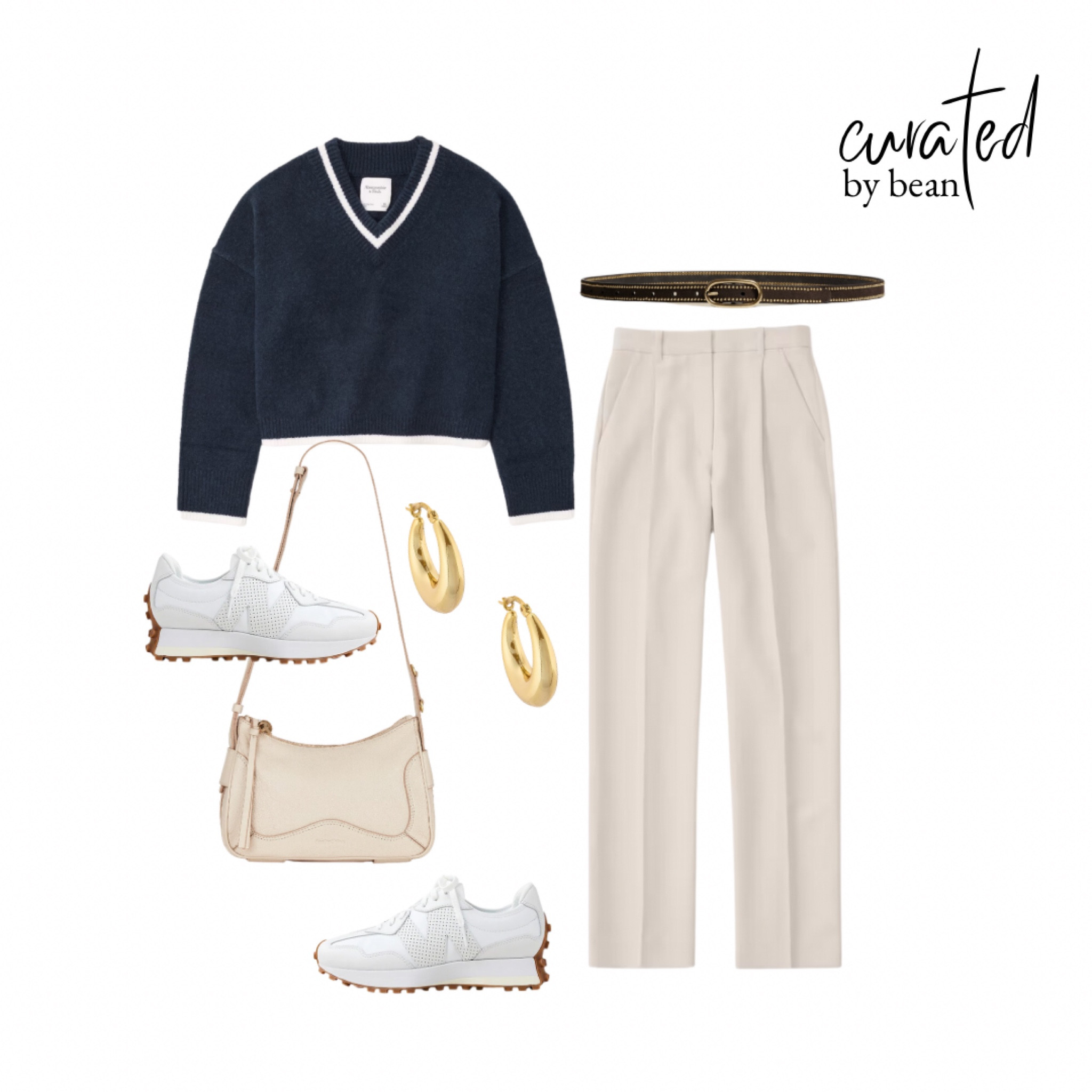 Fall Outfit. Sweater. Trousers. Fall fashion. Transitional outfit. White sneakers.

#LTKSeasonal