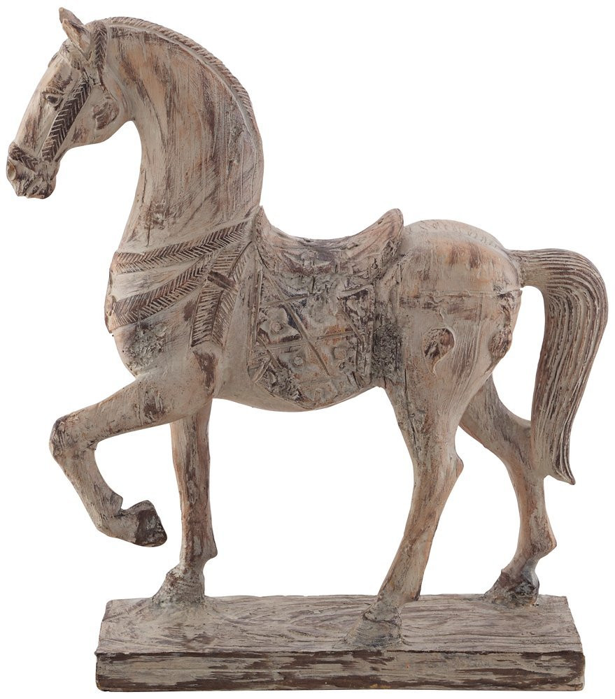 Kensington Hill Rustic Horse 15 1/4" High Stone Finish Cast Resin Statue | Amazon (US)