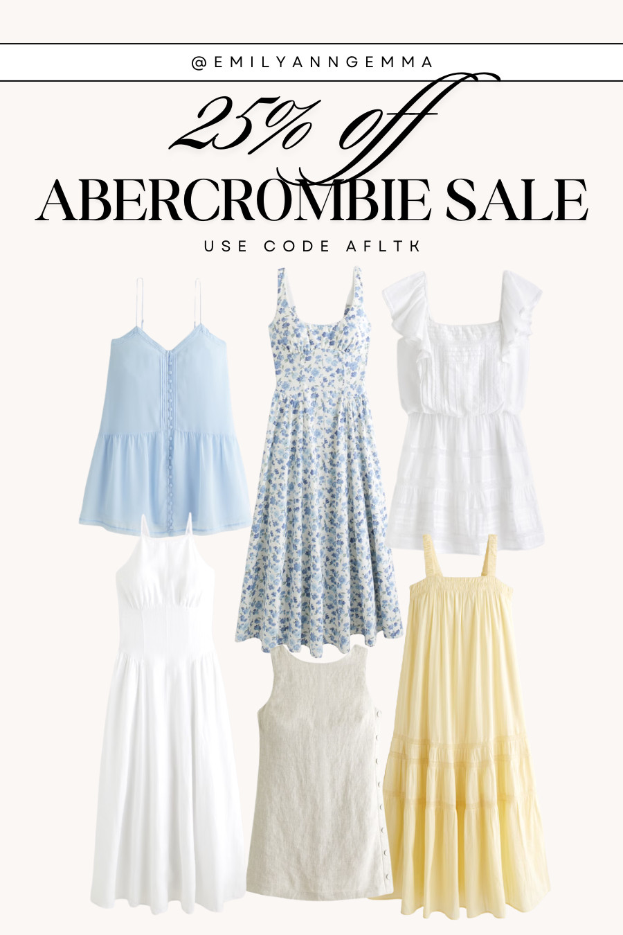 Abercrombie 25% off dresses sale! 🩵

Summer dresses
floral dresses
Butter yellow dresses
Vacation outfit inspo 
Resort wear
Brunch dresses

#LTKxAbercrombie #LTKootd #LTKSaleAlert