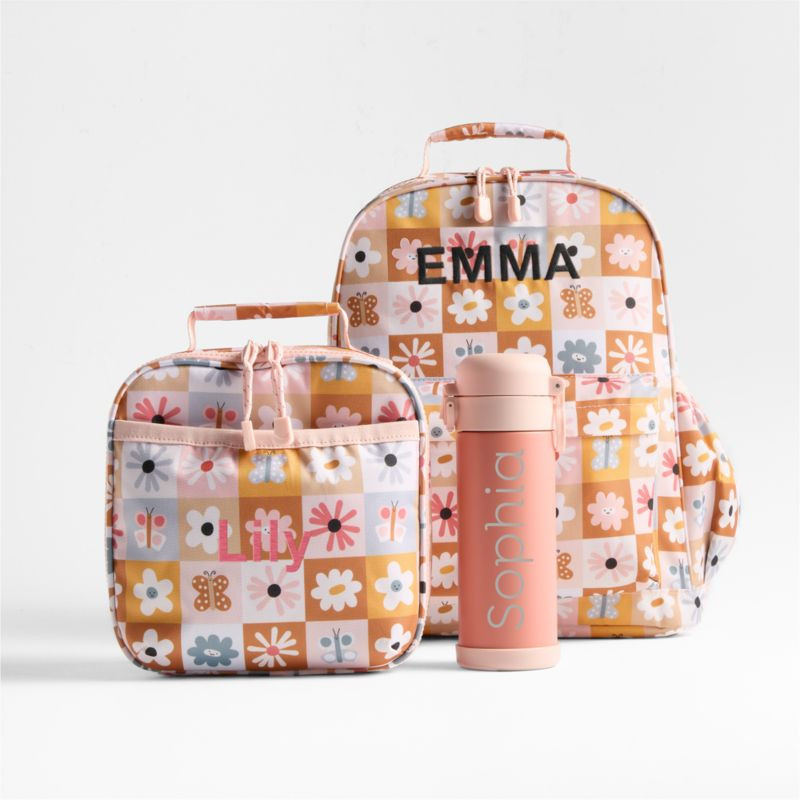 Flower Patch Kids Backpack Bundle | Crate & Kids | Crate & Barrel