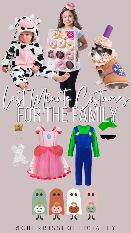 Last minute Halloween costumes for the family. Get them at your door before trick-or-treating. Click to see more options! 

#LTKSeasonal #LTKunder50 #LTKHalloween