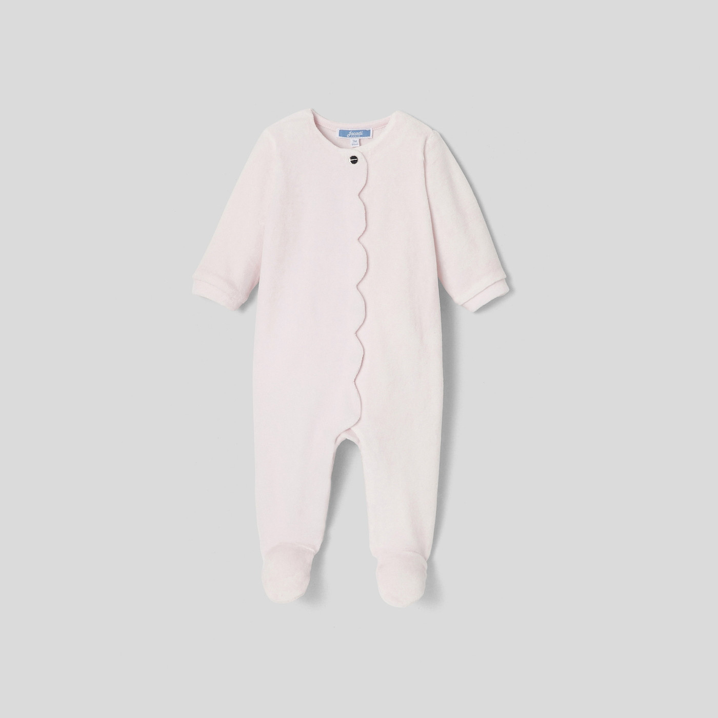 Baby girl pajamas in velvet sherpa - Jacadi | Jacadi (US)