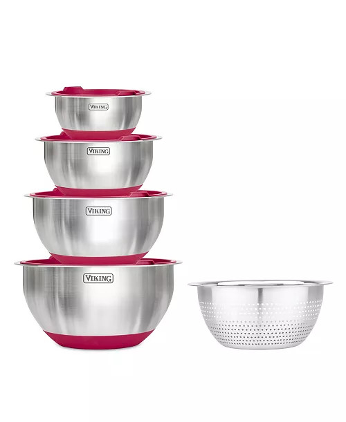 9 Piece Stainless Steel Mixing Bowl Set | Macy's