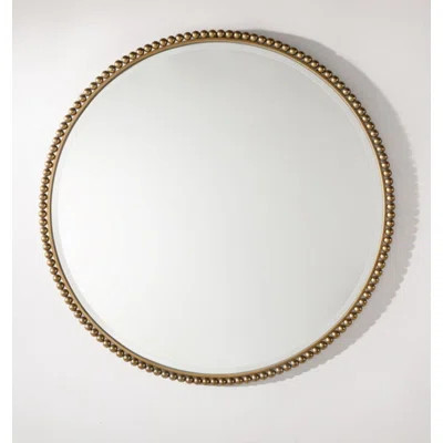 50" Round Metal Wall Mirror | Wayfair North America