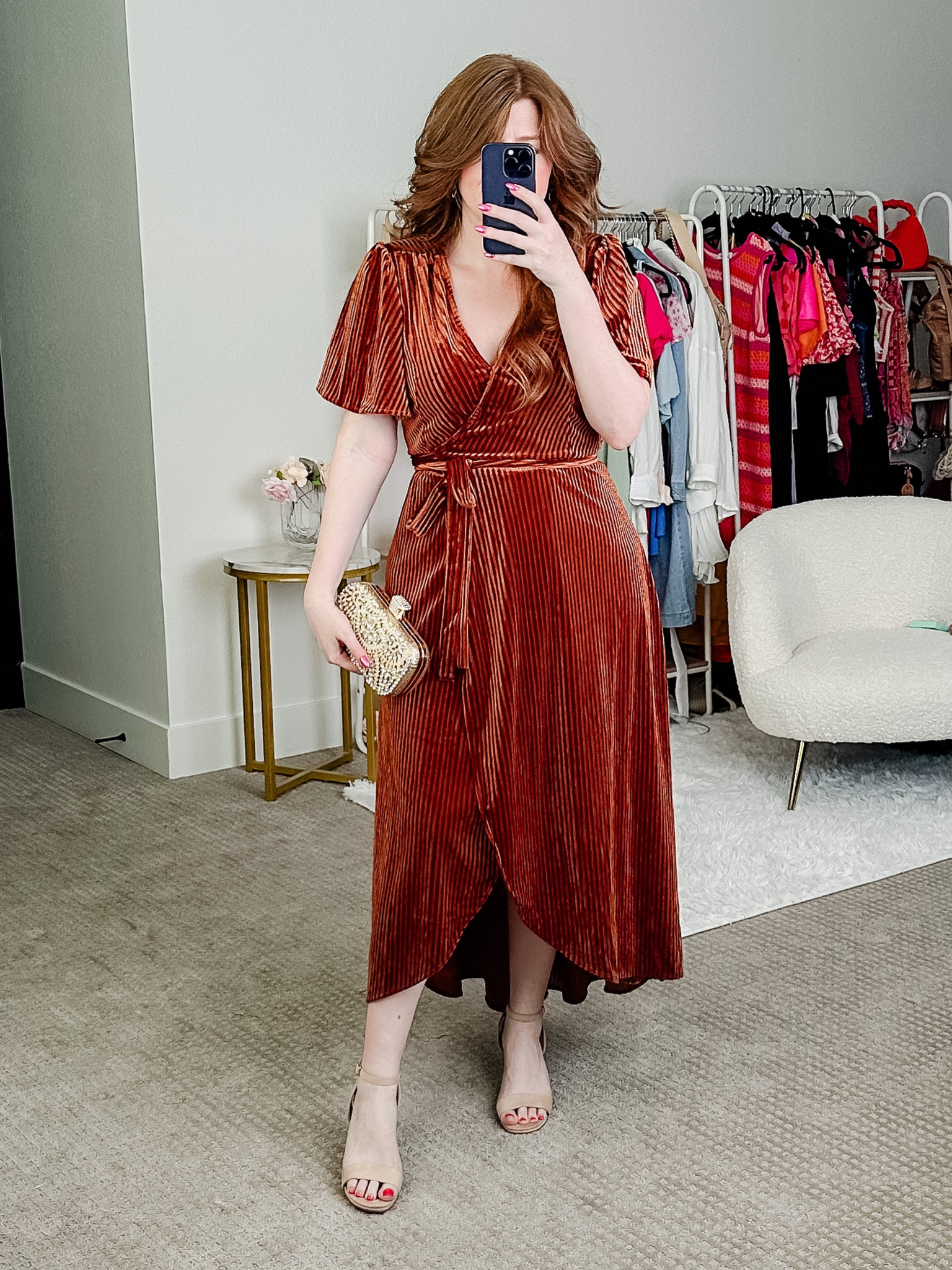 My favorite fall wedding guest dress from amazon! Wearing size 8-10. 

Wedding guest dress. Fall dress. Velvet dress. 

#LTKSeasonal #LTKwedding #LTKunder50