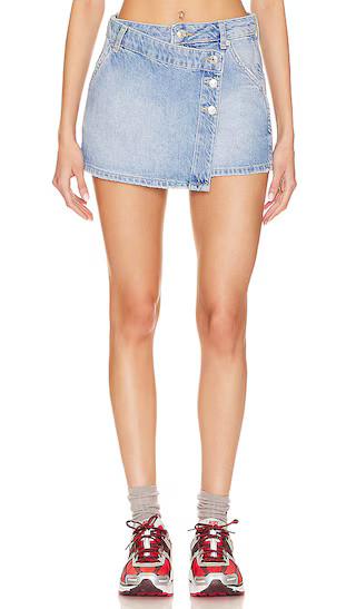 x We The Free Wynne Denim Skirt in Light Indigo | Revolve Clothing (Global)