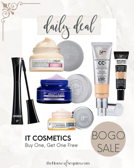 Shop It Cosmetics BOGO Sale! Buy One, Get One Free on select best sellers! 