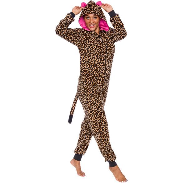 FUNZIEZ! Leopard Slim Fit Women's Novelty Union Suit | Target