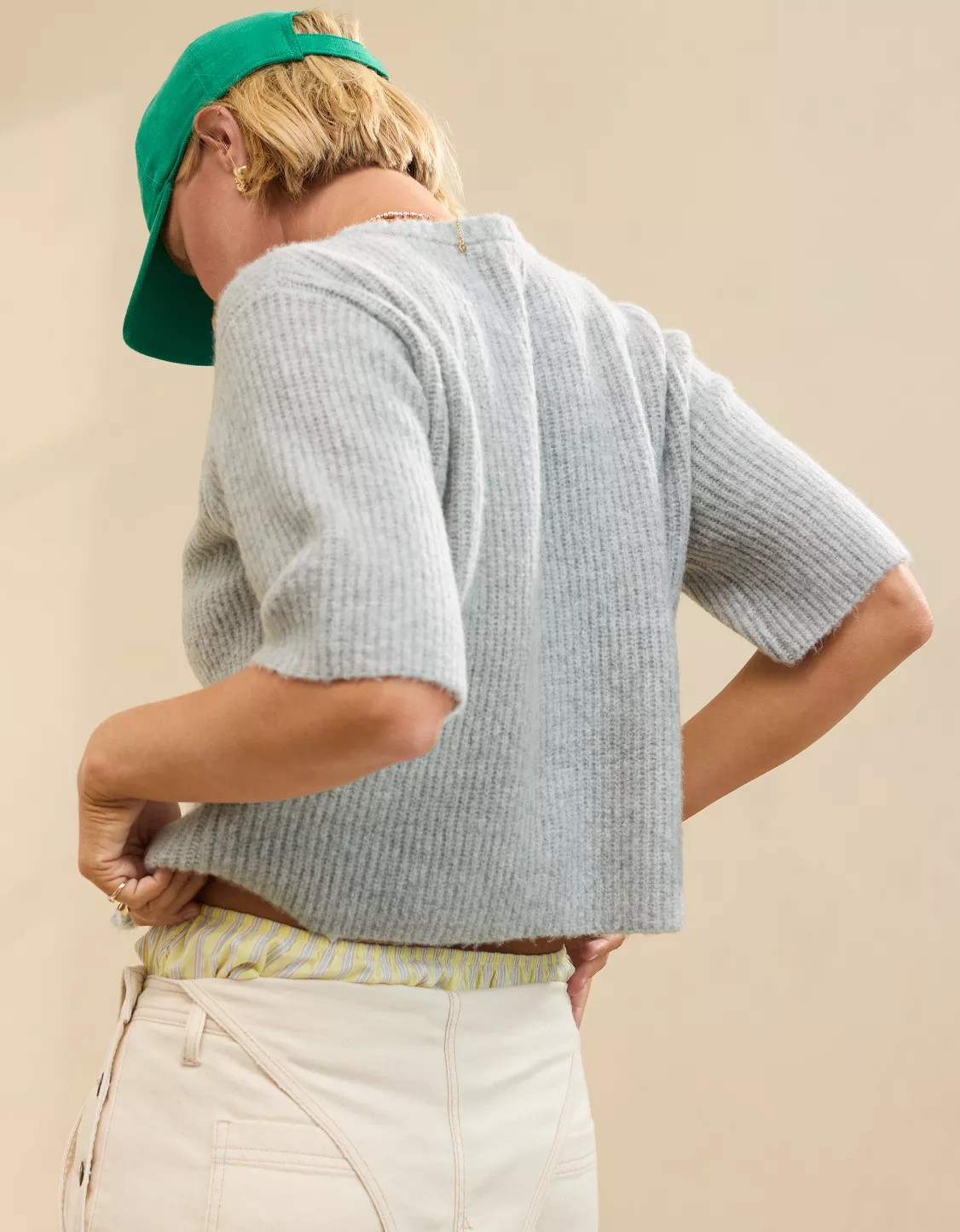 Aerie unREAL Short Sleeve Cardigan | American Eagle Outfitters (US & CA)