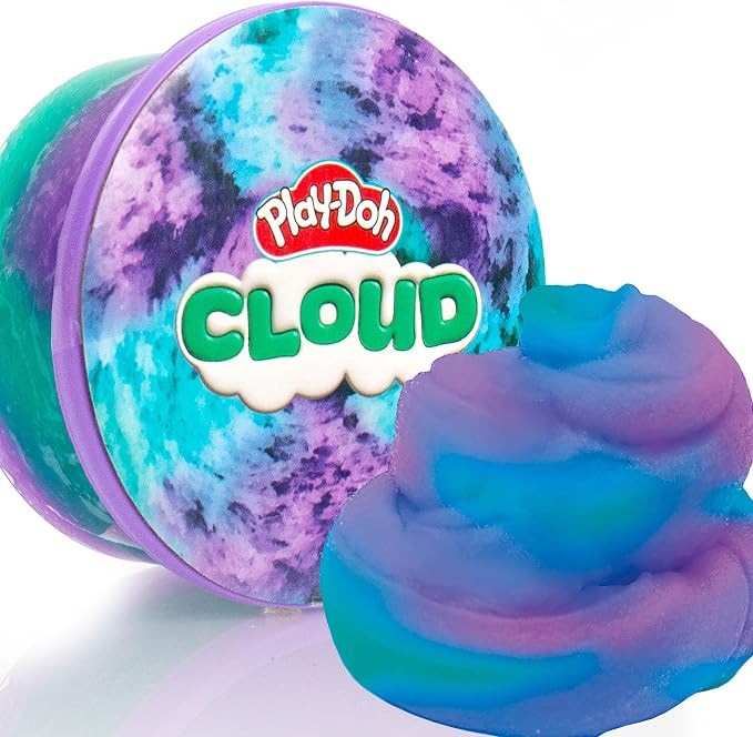 Play-Doh Scented Cloud Slime for Kids, Purple & Teal Blue Raspberry Scent, Popular Toys, Gifts an... | Amazon (US)