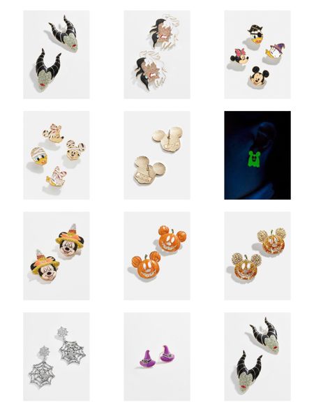 For the Disney fans in your life, unique Halloween themed earrings, including glow in the dark studs  

#LTKHalloween #LTKSeasonal #LTKGiftGuide