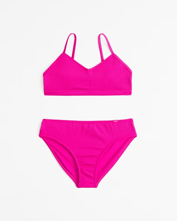 girls triangle two-piece swimsuit | girls | Abercrombie.com | Abercrombie & Fitch (US)