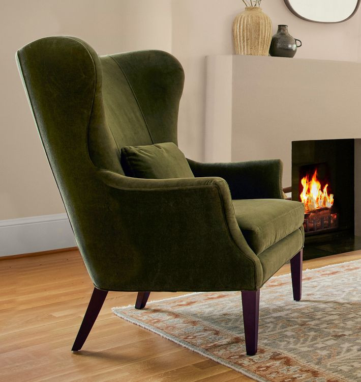 Clinton Modern Wingback Chair | Rejuvenation