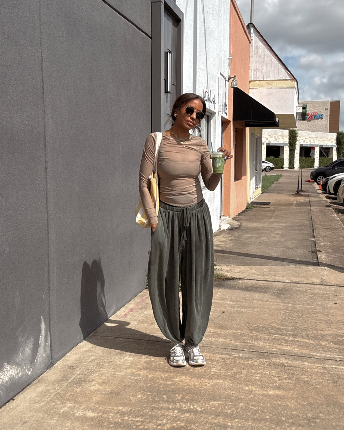 I love a cute look to layer on top of my workout clothes. My pants are super comfy. I’m wearing a large🙃 I’m 5’8 with a really kind inseam so i size up for length. The waist has a drawstring.

#LTKgrwm #LTKootd #LTKdayinmylife