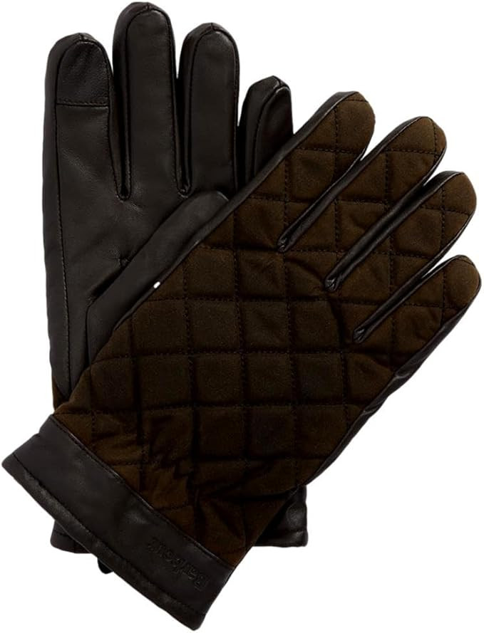 Barbour Dalegarth Gloves, Olive/Brown | Amazon (US)