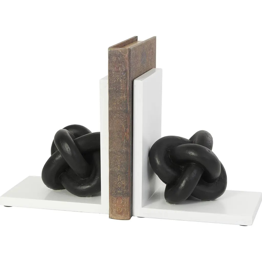 UMA Contemporary Set of 2 Bookends in Black at Nordstrom Rack | Nordstrom Rack