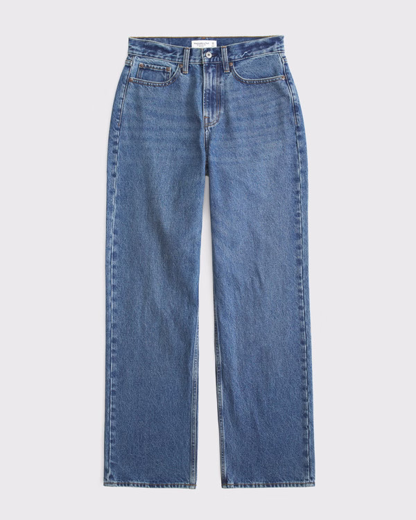 Curve Love Mid Rise Slouchy Jean | Abercrombie & Fitch (US)