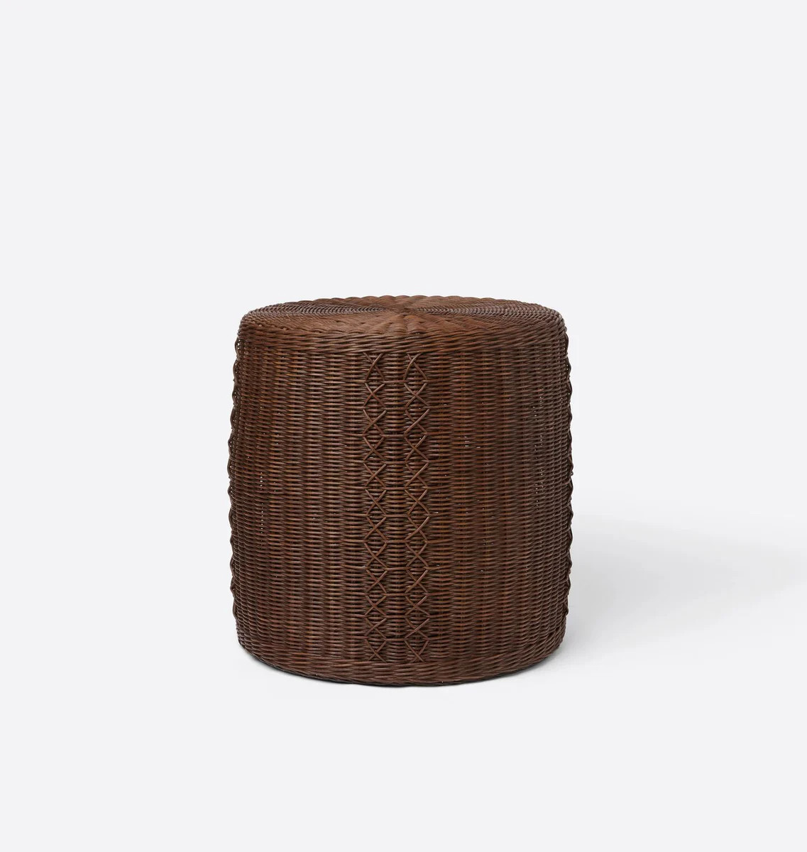Olivia Wicker Stool | Shoppe Amber Interiors | Amber Interiors