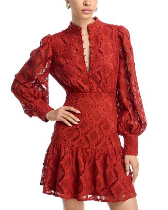 Wavy Lace Dress - Exclusive | Bloomingdale's (US)