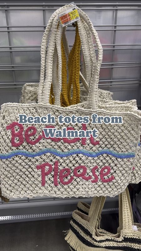 Beach totes from Walmart!

#LTKfamily #LTKswim #LTKSeasonal