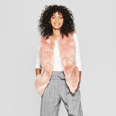 Women's Faux Fur Vest - A New Day™ | Target