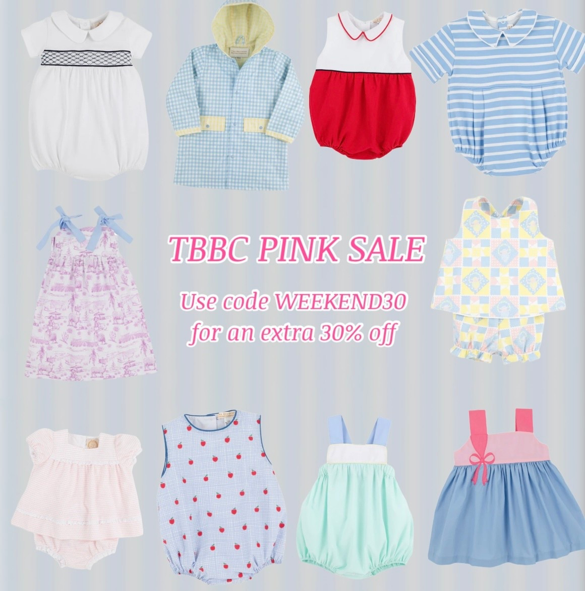 TBBC pink day sale!! Extra 30% off sale!


#LTKSaleAlert