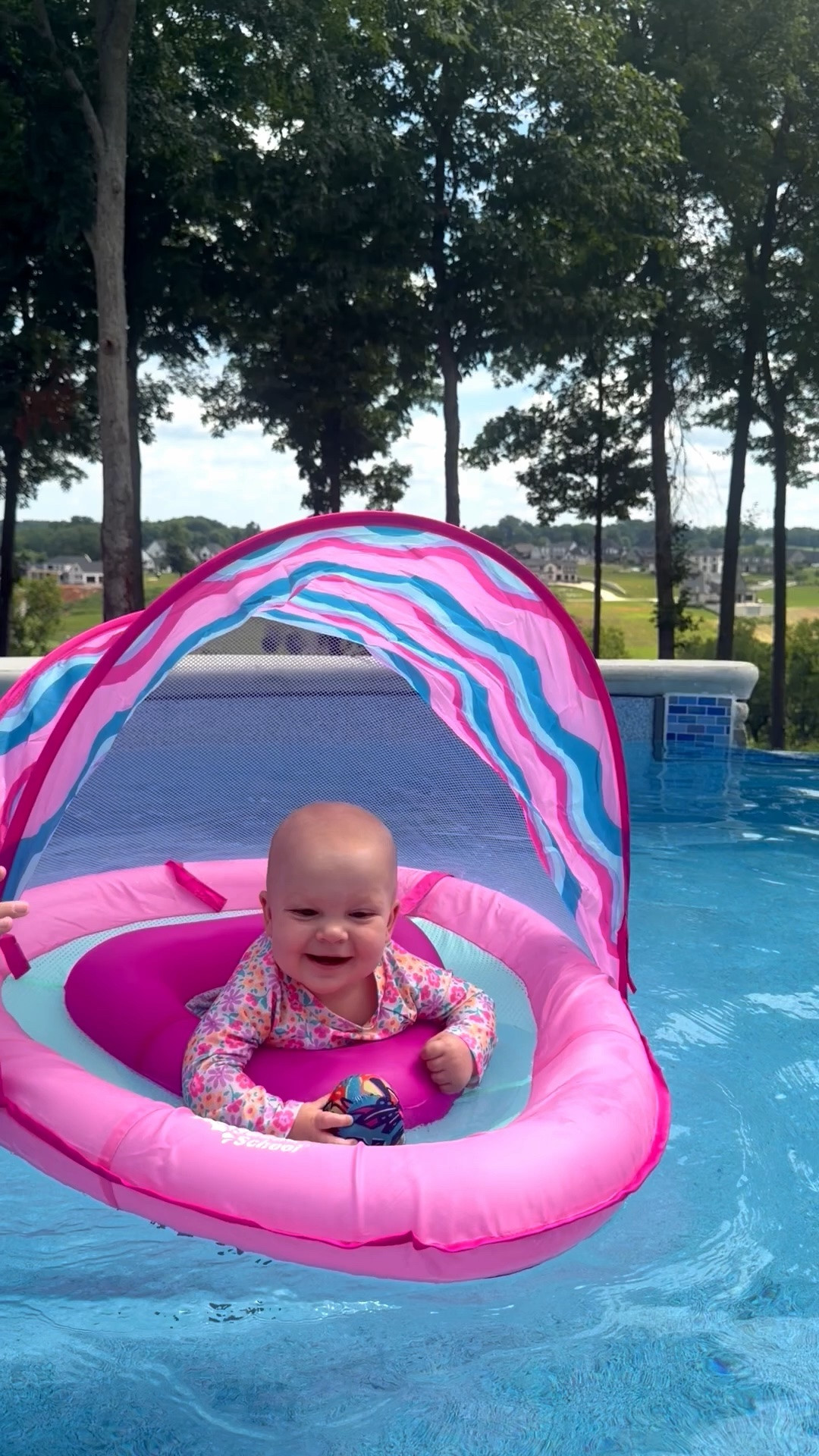 Summer baby essentials ☀️💦 This little pool float has been SUCH a hit and keeps baby shaded while splashing! So cute for pool days 🩷 

#BabySummer #PoolDayEssentials #MomFinds #AmazonBaby #SummerMustHaves #BabyFavorites #PoolTimeFun

#LTKSeasonal #LTKBaby #LTKKids