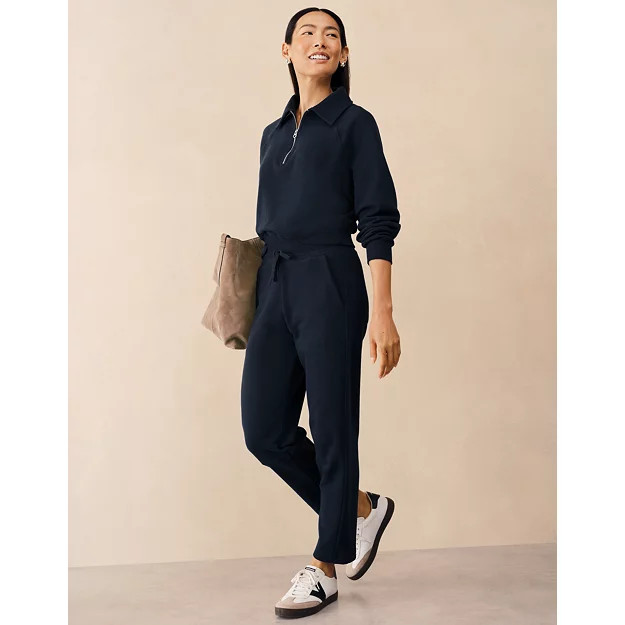 Travel Tapered Leg Trousers | Loungewear | The  White Company | The White Company UK & ROW