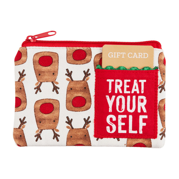 Reindeer light-up pouch | Mud Pie
