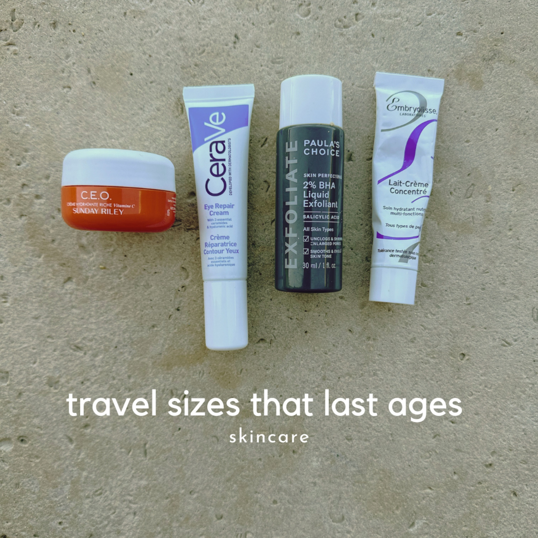 Travel sized skincare 

#LTKtravel #LTKeurope #LTKhome