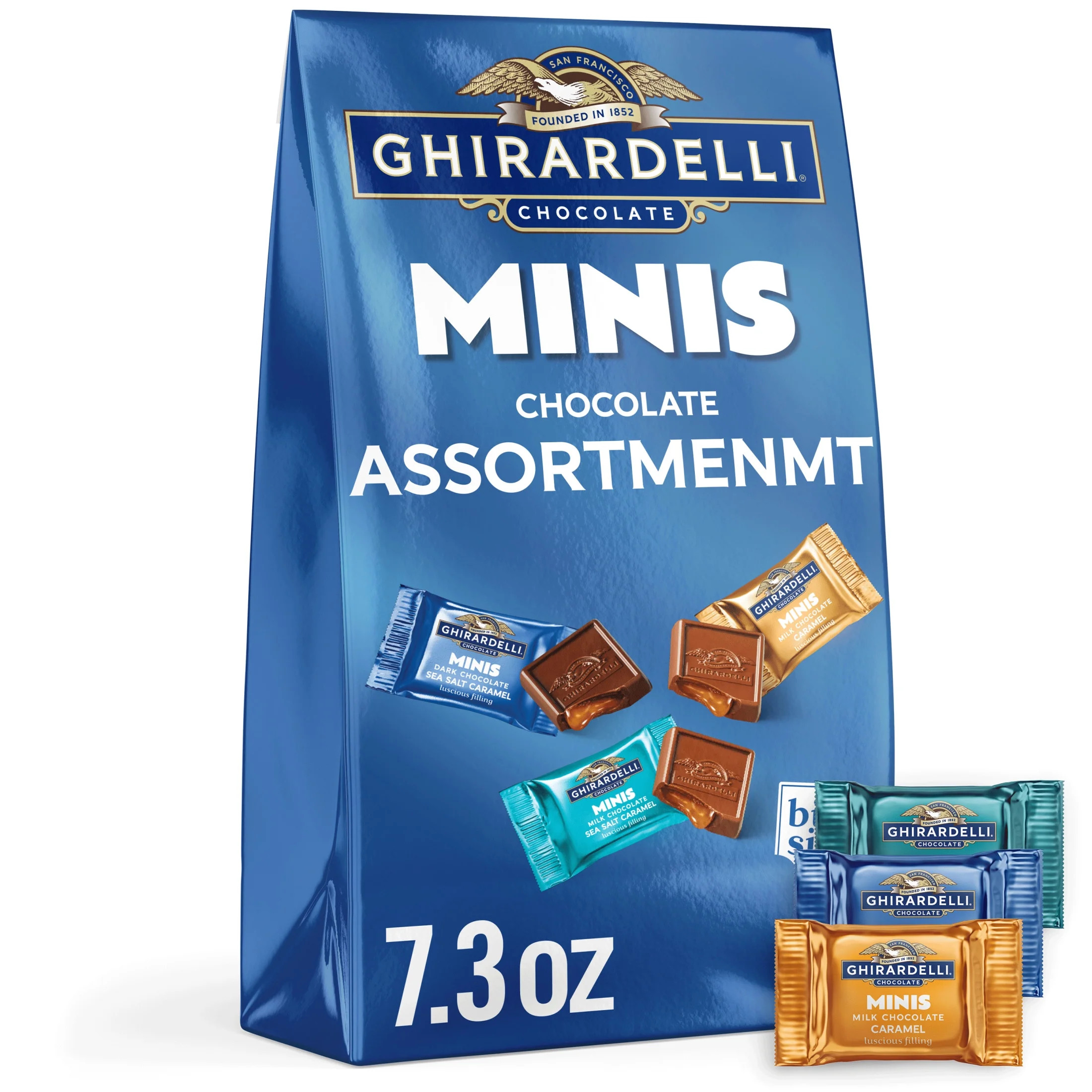 GHIRARDELLI Minis Chocolate Assortment, 7.3 oz Bag - Walmart.com | Walmart (US)