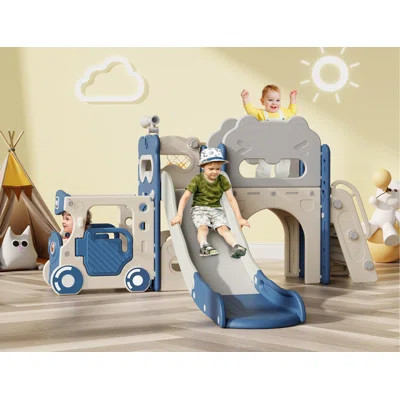 9 In 1 Toddler Slide, Kids Climber Slide Indoor Outdoor Playset | Wayfair North America